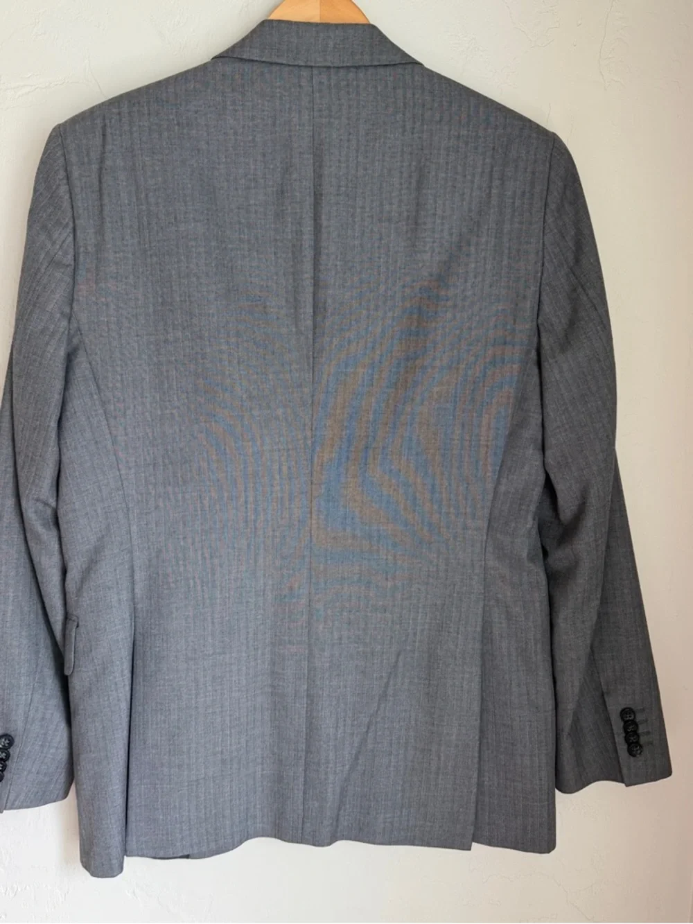 Banana Republic Men's Gray Herringbone Two Button‎ Classic Blazer Jacket Sz. 40R